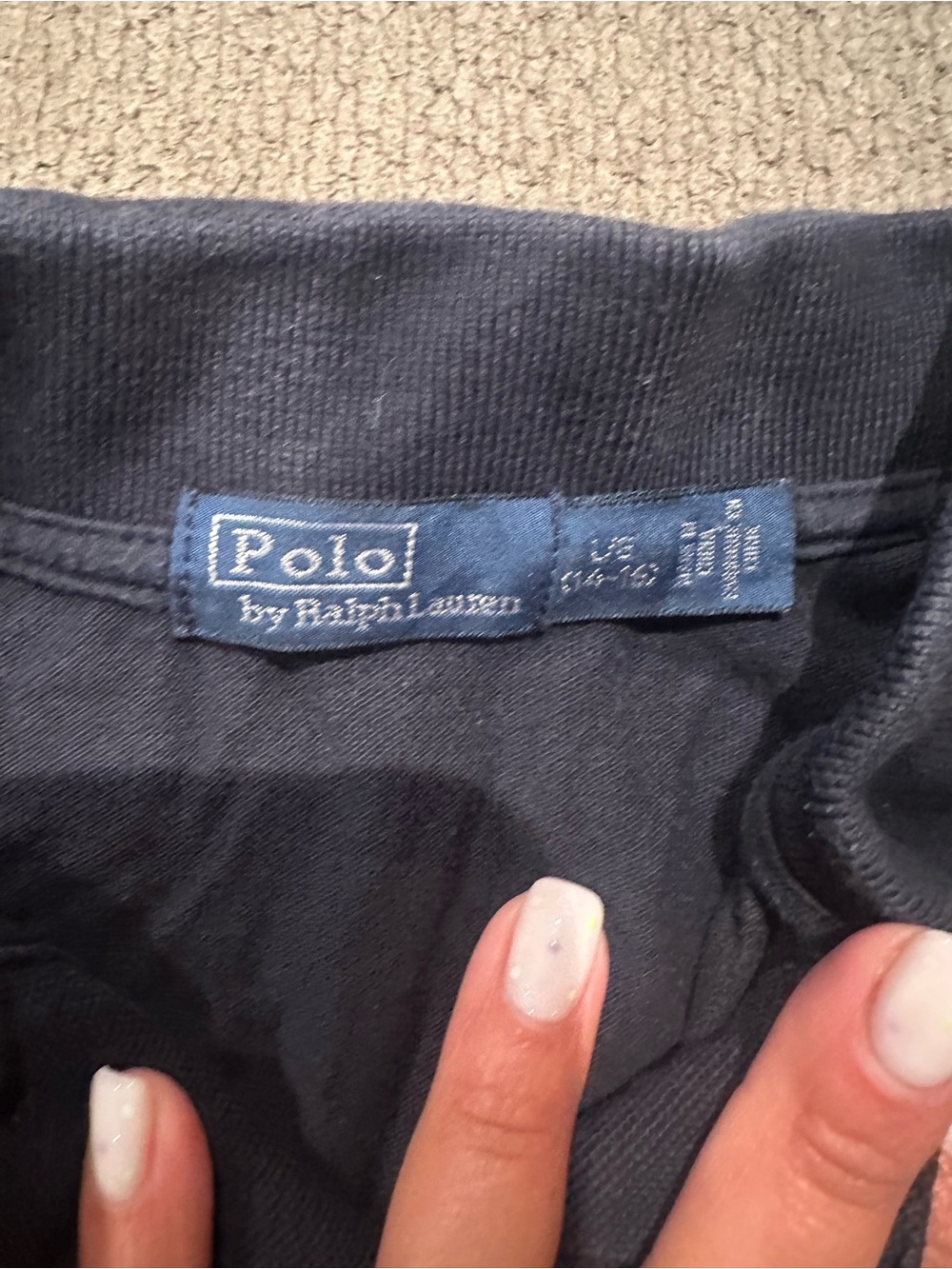 Polo by Ralph Lauren Dark Navy Shirt with Logo Tag